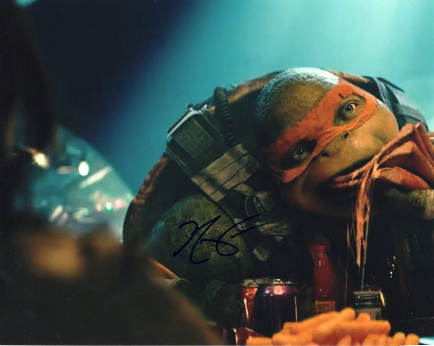 Noel Fisher Teenage Mutant Ninja Turtles Michelangelo Signed 8x10 Photo w/COA D