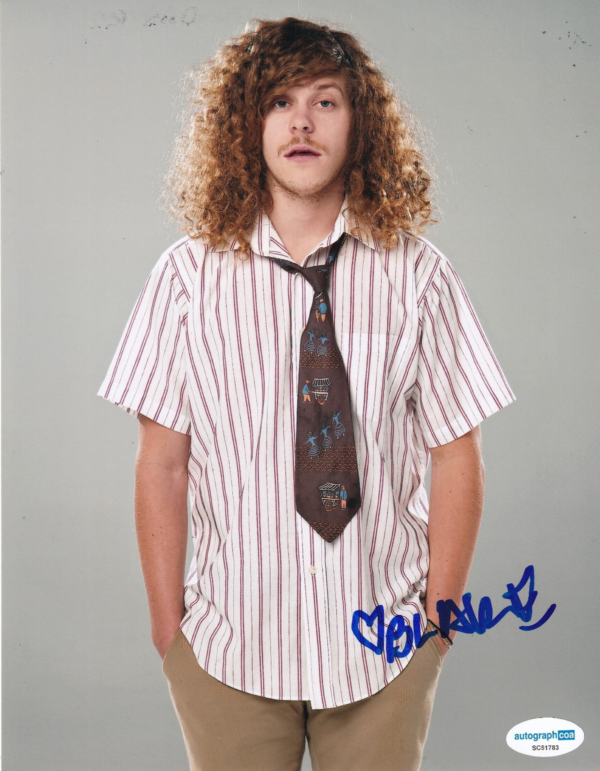 BLAKE ANDERSON signed (WORKAHOLICS) Blake Henderson TV 8X10 photo ACOA SC51783
