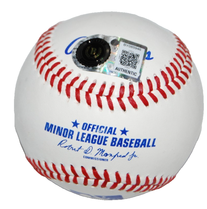 BINO WATTERS signed (LSU TIGERS) Minor League baseball BECKETT BAS BY085946