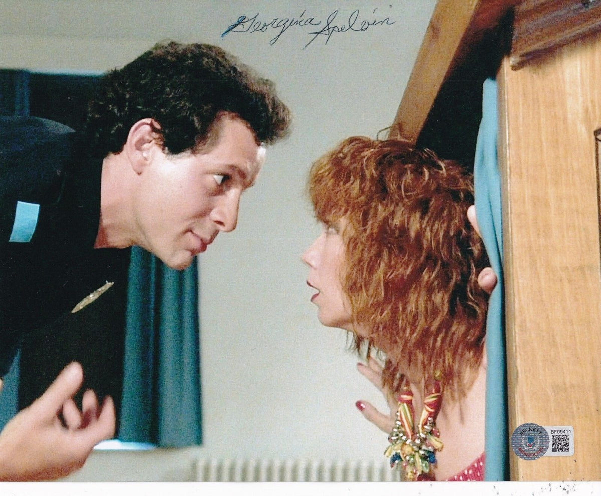 GEORGINA SPELVIN signed (POLICE ACADEMY) Movie 8X10 photo BECKETT BAS BF09411