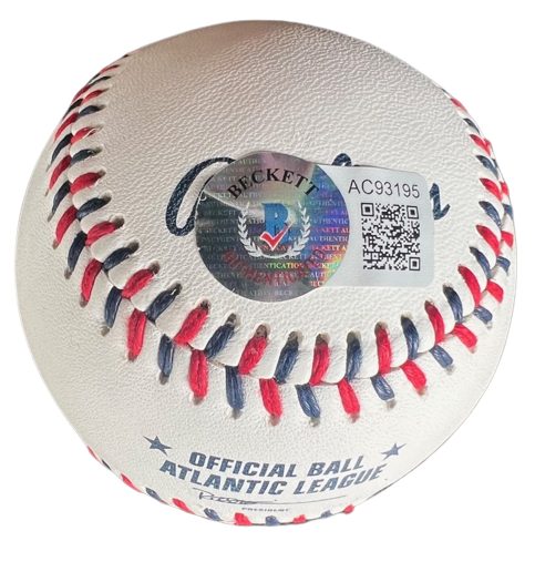 JACK MCDOWELL signed (CHICAGO WHITE SOX Atlantic League baseball BECKETT AC93195