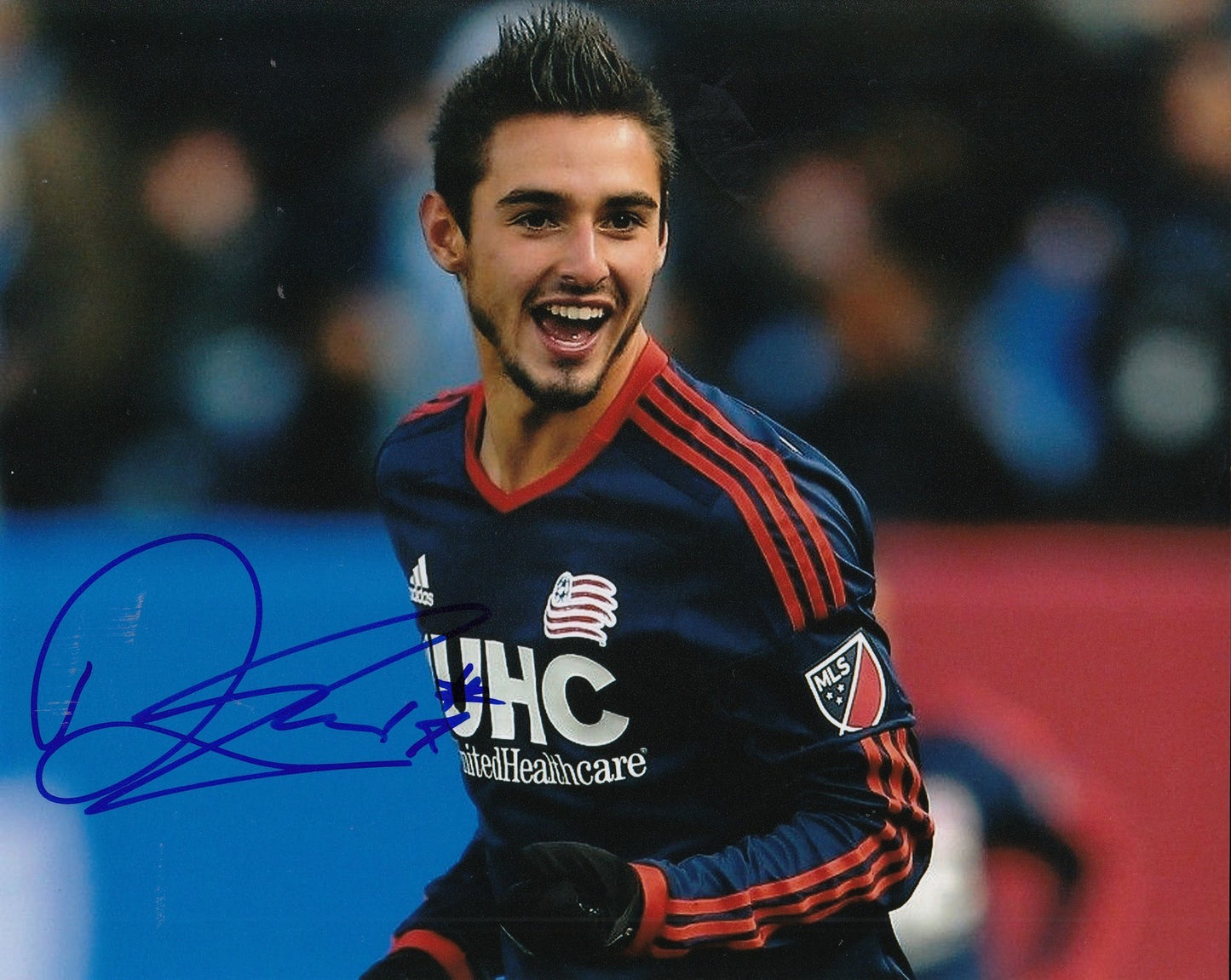 DIEGO FAGUNDEZ signed (NEW ENGLAND REVOULTION) MLS SOCCER 8X10 photo W/COA #2
