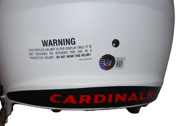 KURT WARNER signed (ARIZONA CARDINALS) F/S football helmet BECKETT BAS BF87227
