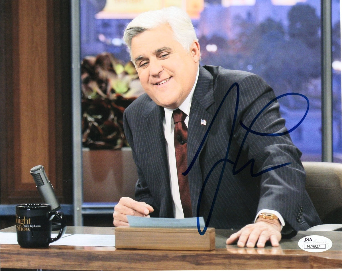 Jay Leno Talk Show Host Comedian Signed 8x10 Photo w/JSA COA #2