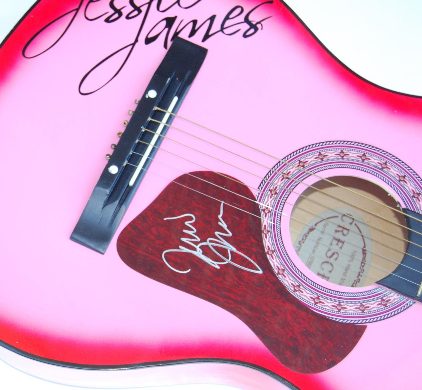 JESSIE JAMES DECKER signed (COUNTRY) Acoustic guitar W/COA *LIGHTS DOWN LOW*