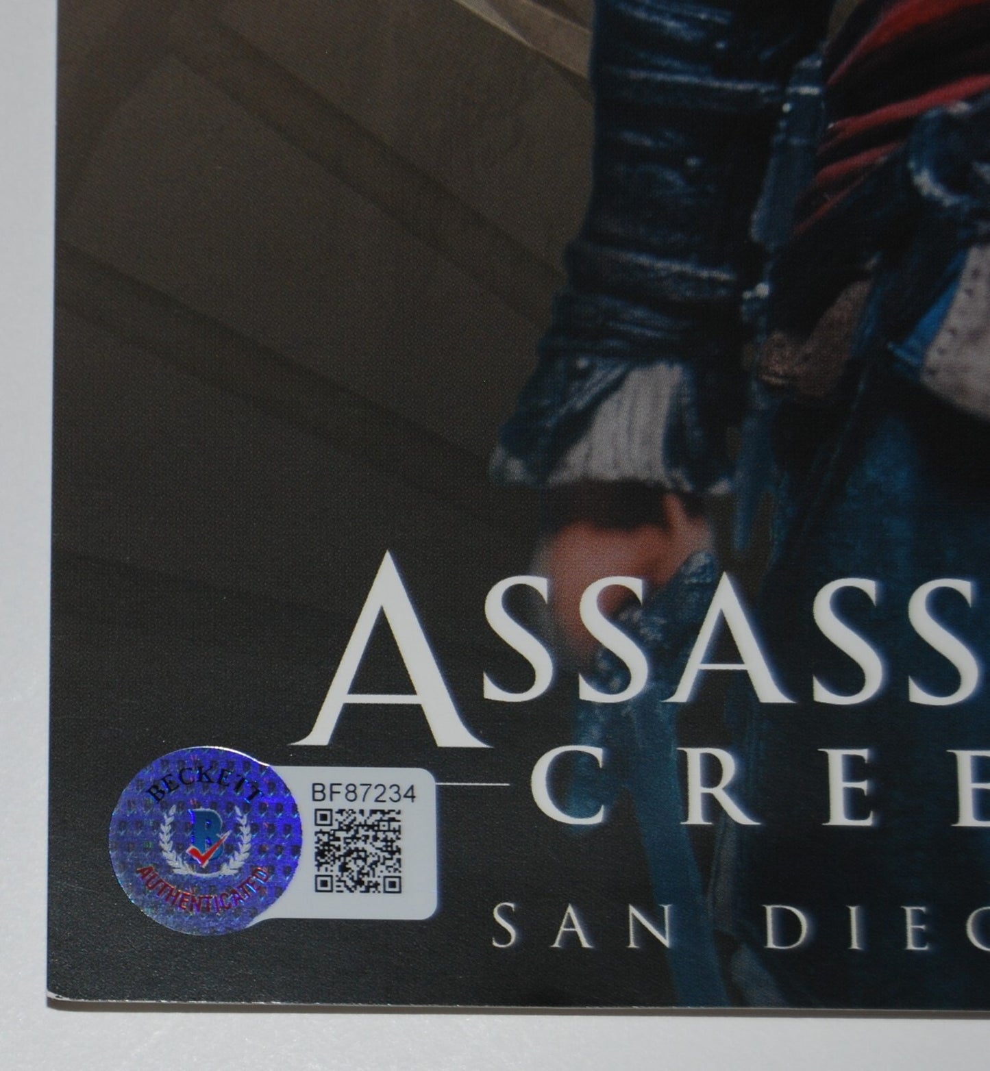 TODD MCFARLANE signed (ASSASSIN'S CREED) 8X12 2013 SDCC promo BECKETT BF87234