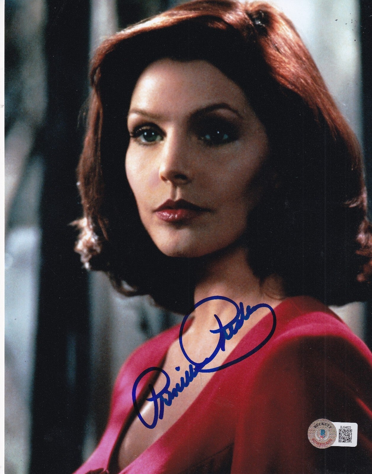 PRISCILLA PRESLEY signed (THE NAKED GUN) Movie 8X10 photo BECKETT BAS BJ54623