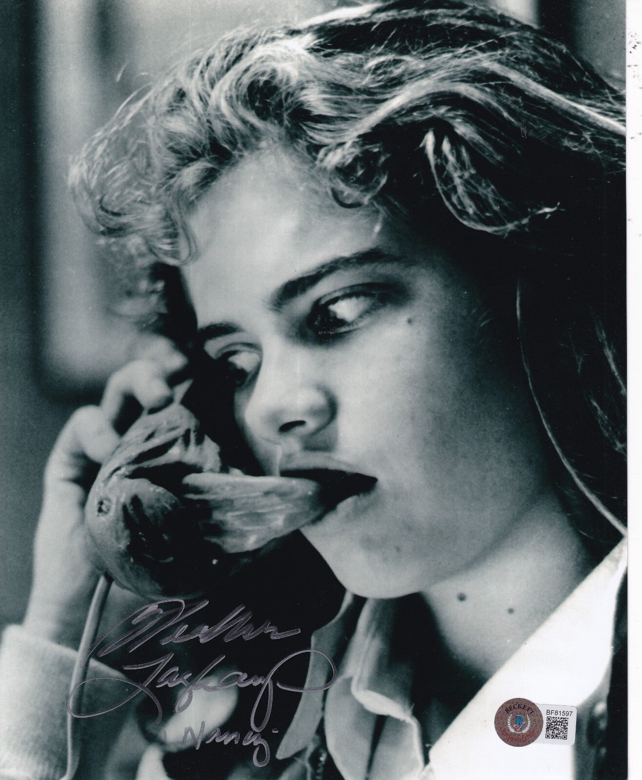 HEATHER LANGENKAMP signed (A NIGHTMARE ON ELM STREET) 8X10 photo BECKETT BF81597