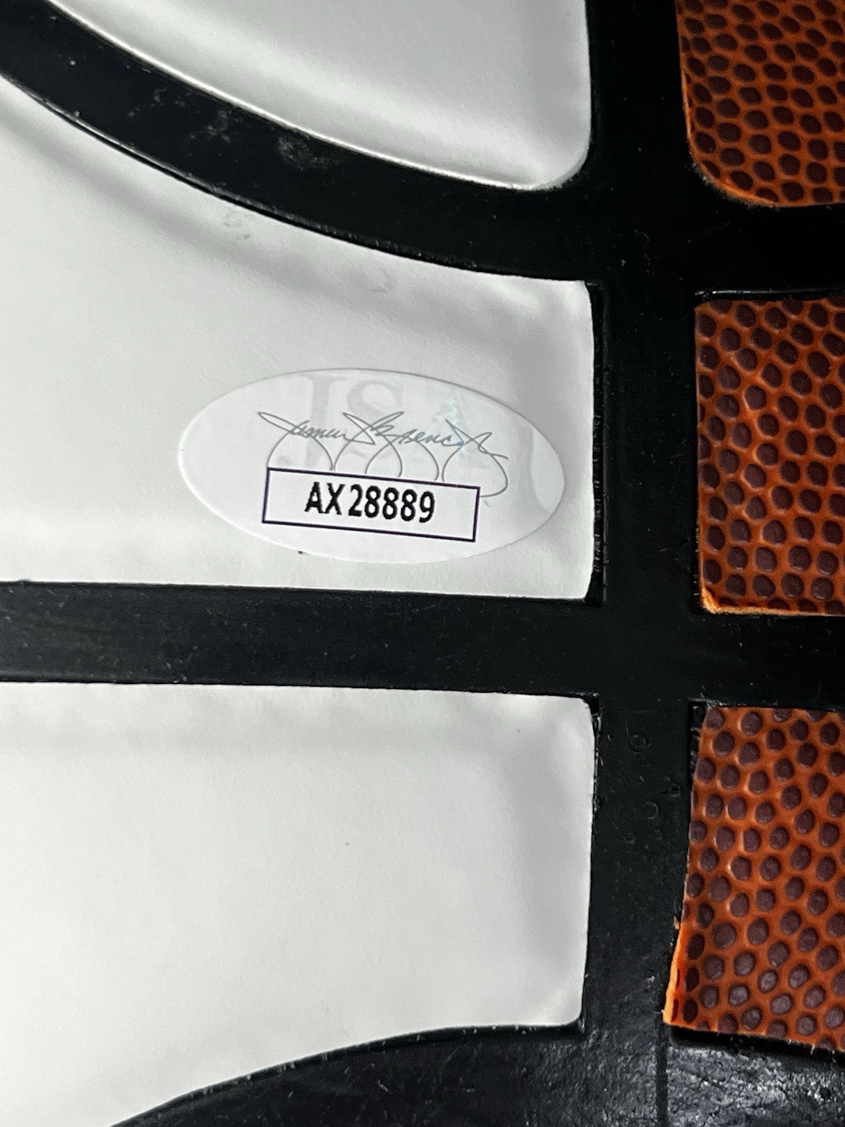 MARK POPE signed (Kentucky Wildcats) F/S LOGO basketball BECKETT JSA AX28889