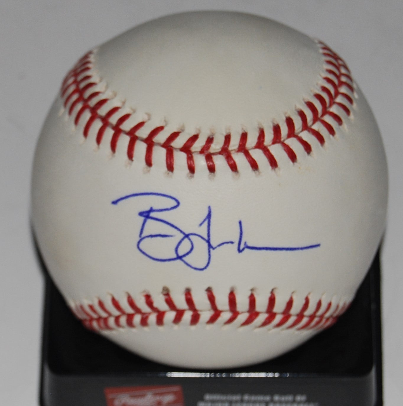 BRETT JACKSON signed OML BASEBALL (CHICAGO CUBS) *TEAM USA* W/COA DIAMONDBACKS