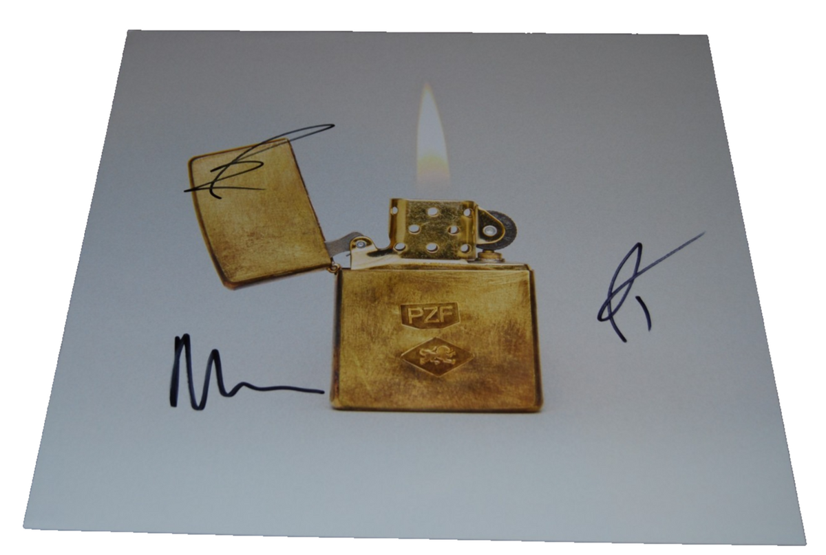 MUMFORD and SONS signed (PRIZEFIGHTER) Vinyl record insert BECKETT BAS AE98041