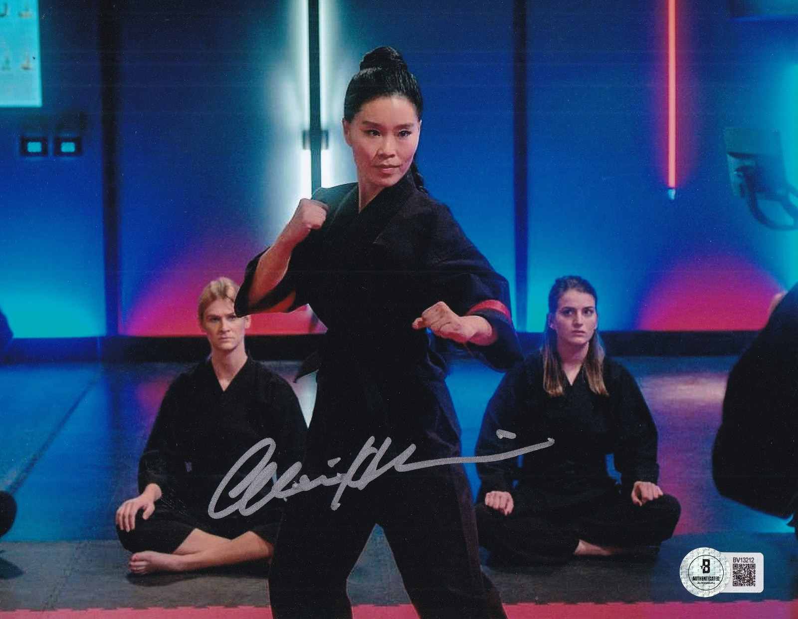 ALICIA HANNAH-KIM signed (COBRA KAI) Kim Da-Eun 8X10 photo BECKETT BAS BV13212