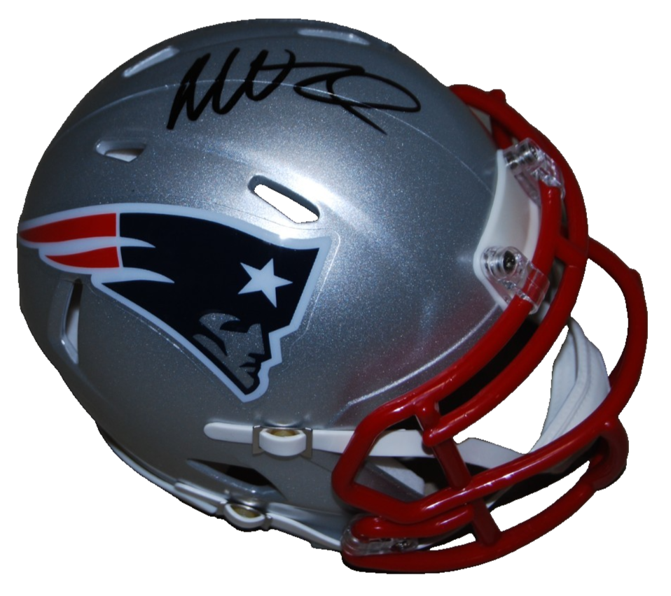 MIKE VRABEL signed (NEW ENGLAND PATRIOTS) mini football helmet BECKETT BW07859