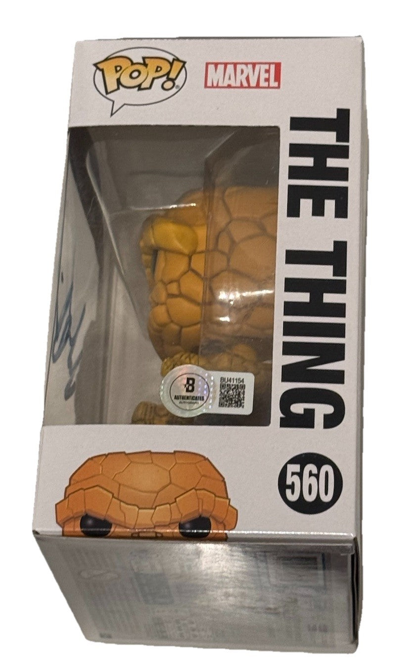 MICHAEL CHIKLIS signed (THE THING) Fantastic Four #560 Funko Pop BECKETT BU41154