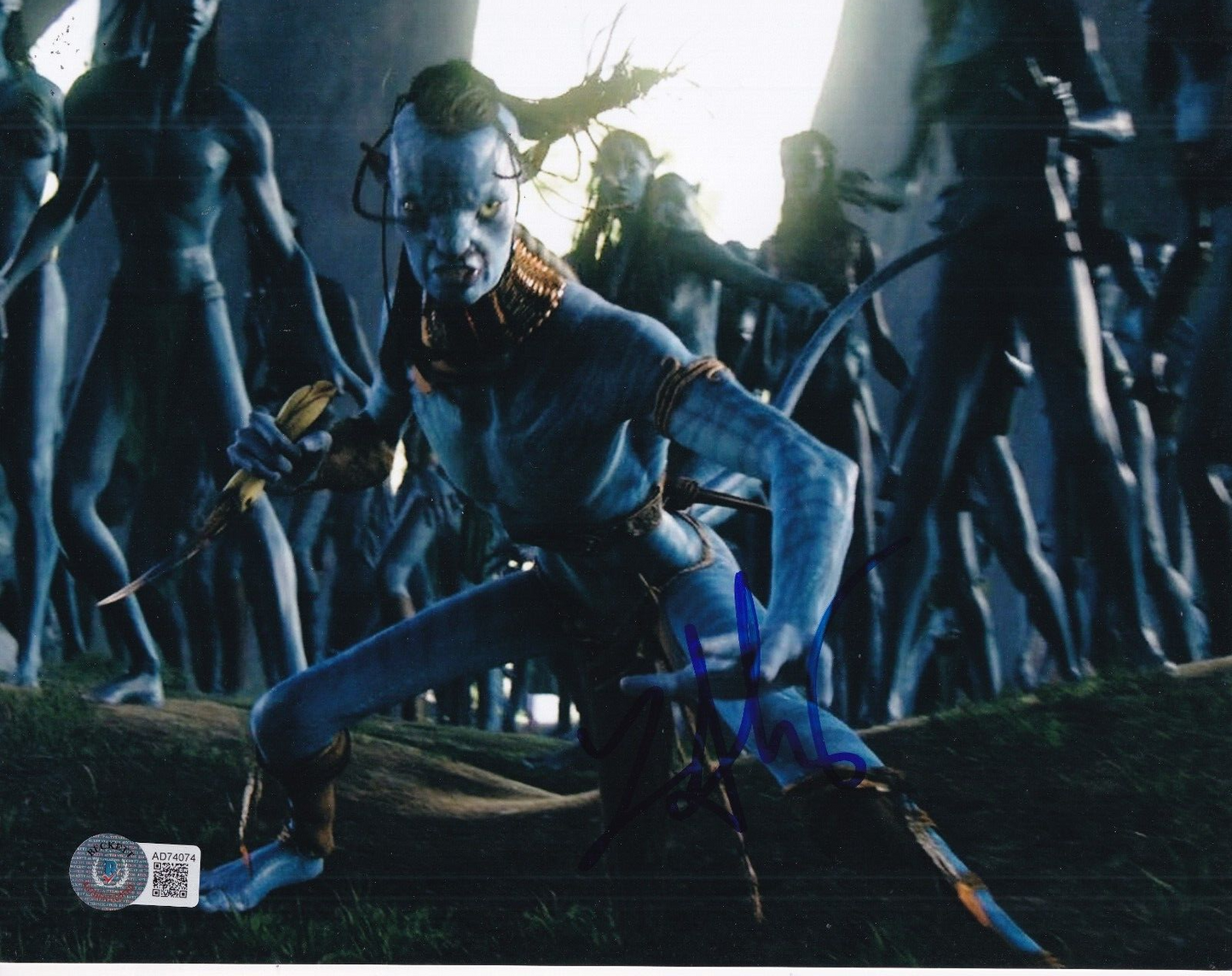 LAZ ALONSO signed (AVATAR) TSU'TEY Movie 8X10 photo BECKETT BAS AD74074