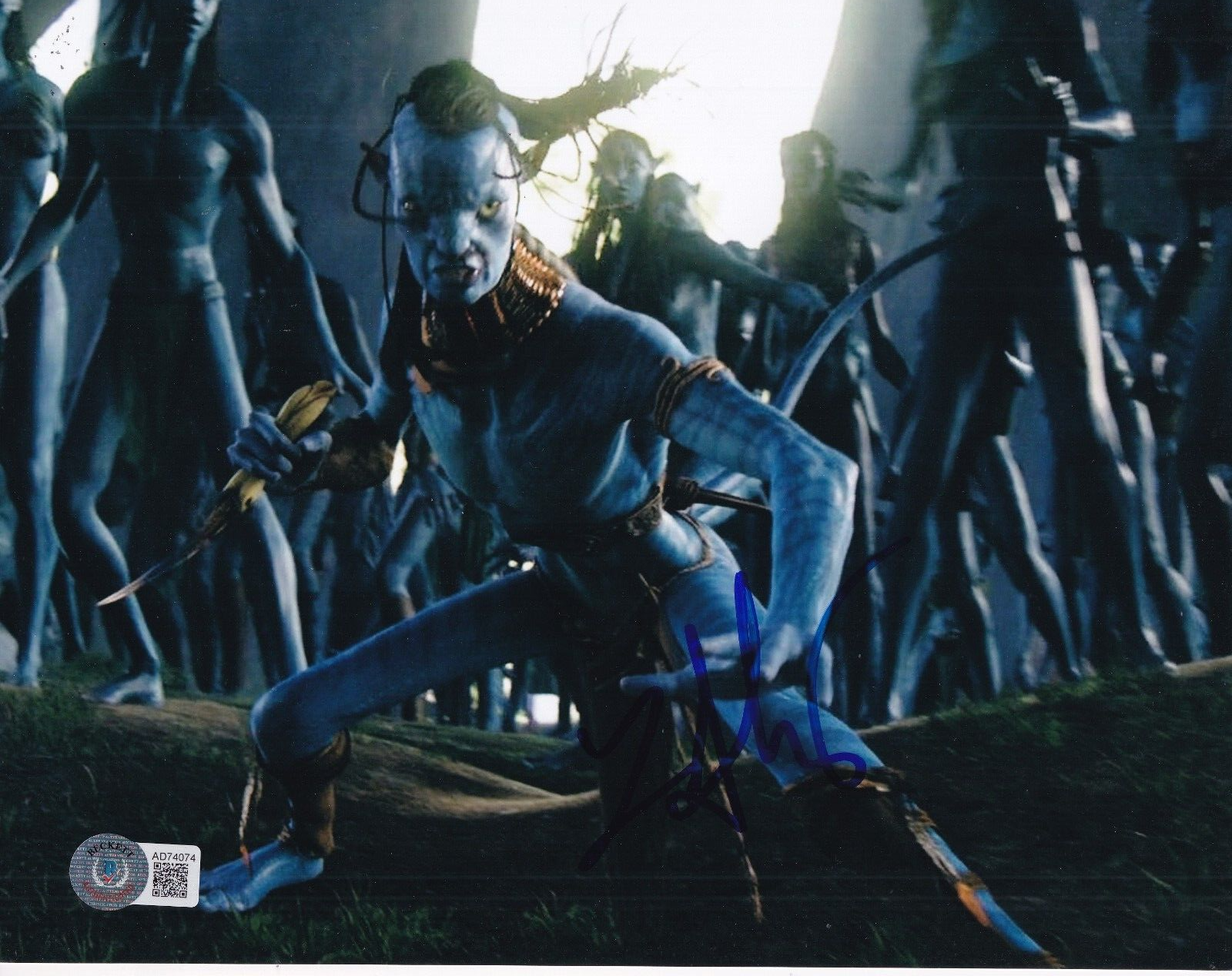 LAZ ALONSO signed (AVATAR) TSU'TEY Movie 8X10 photo BECKETT BAS AD74074
