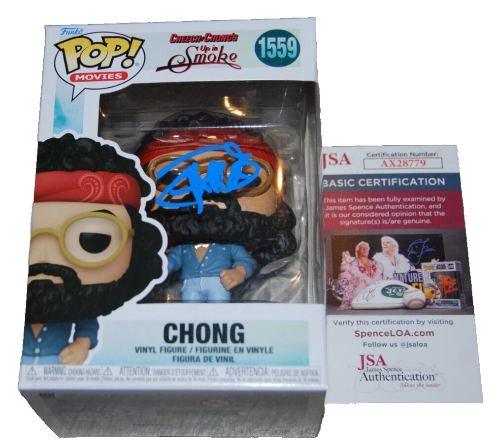 TOMMY CHONG signed CHEECH & CHONG (UP IN SMOKE)  Funko Pop #1559 JSA AX28779