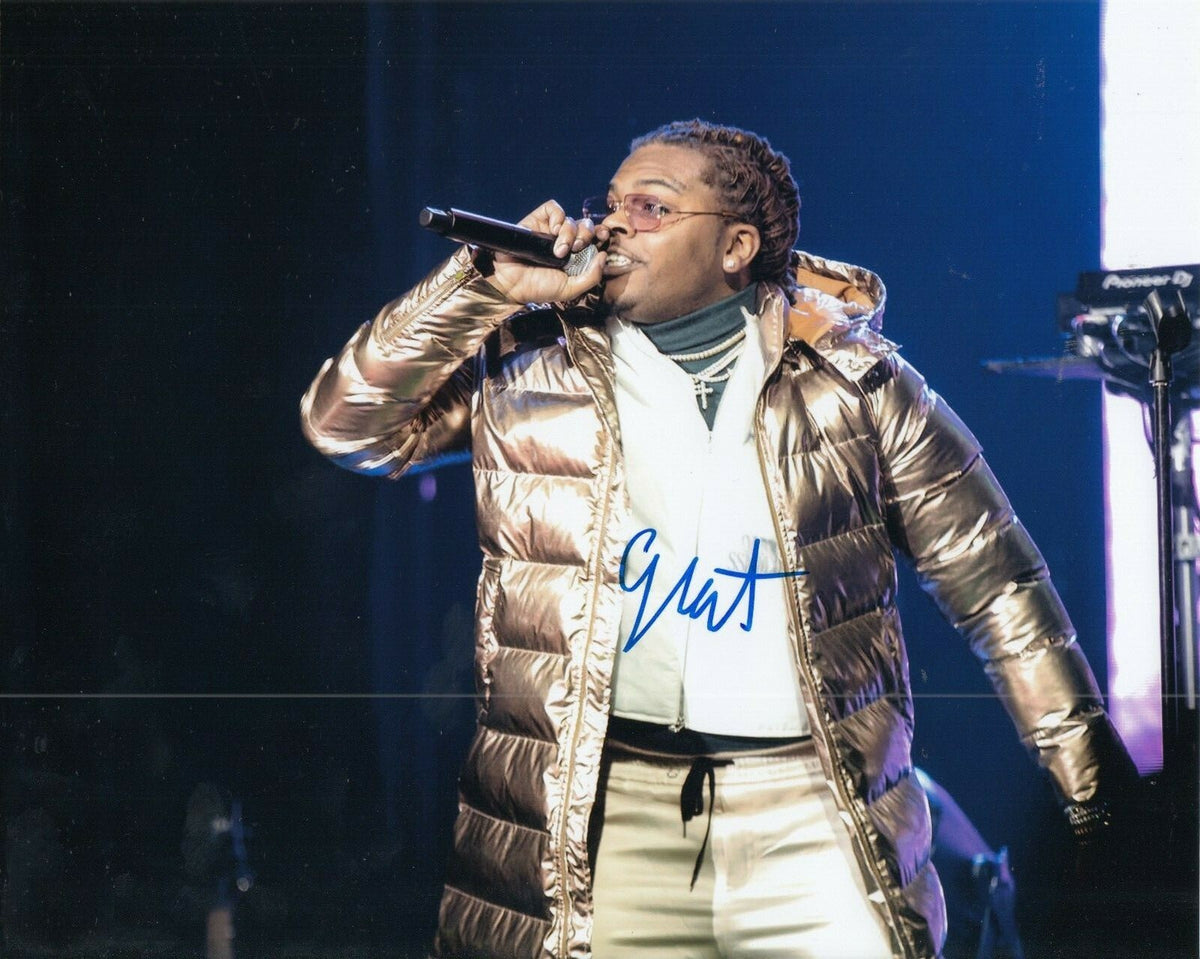 GUNNA signed (DRIP TO HARD) Music Rapper 8X10 photo W/COA Sergio Kitchens #3