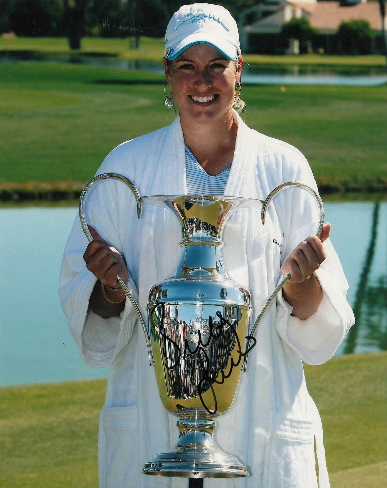 BRITTANY LINCICOME signed *LPGA* WOMEN'S GOLF 8X10 photo W/COA SOLHEIM CUP #1