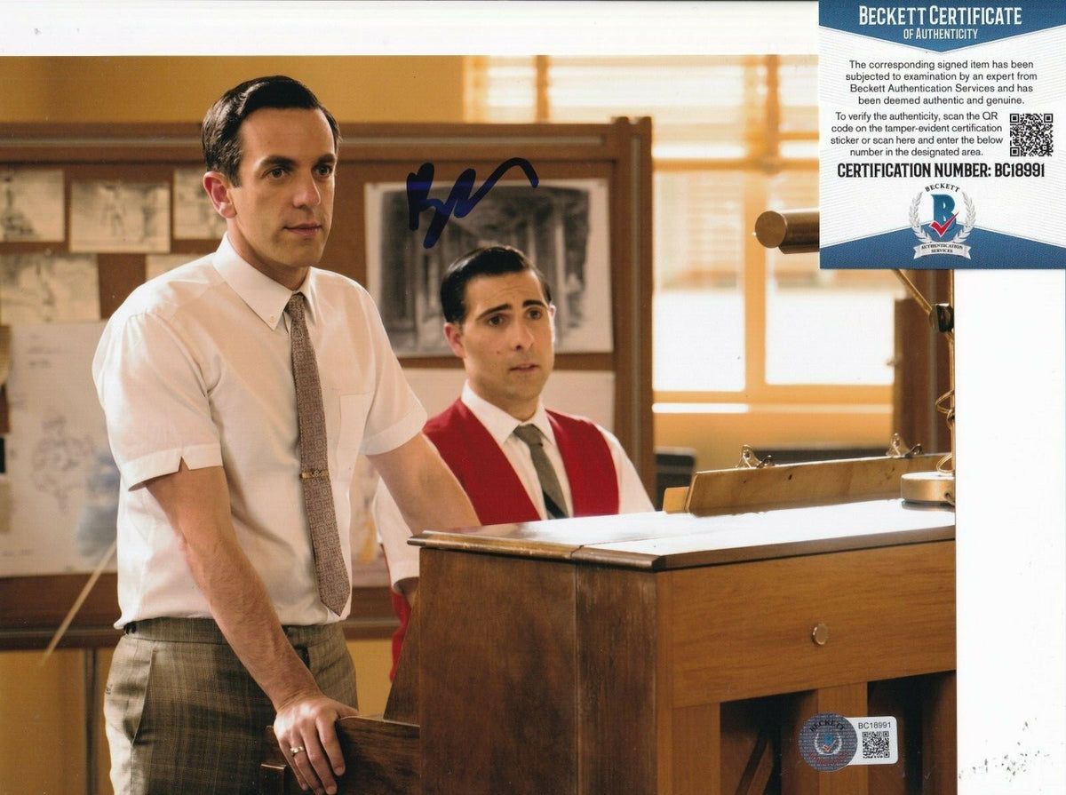 B.J. NOVAK signed (SAVING MR BANKS) Movie Robert 8X10 photo BECKETT BAS BC18991