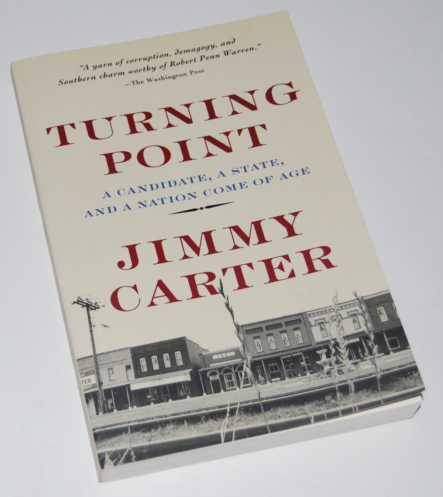JIMMY CARTER signed (TURNING POINT) book *PRESIDENT OF THE UNITED STATES* W/COA