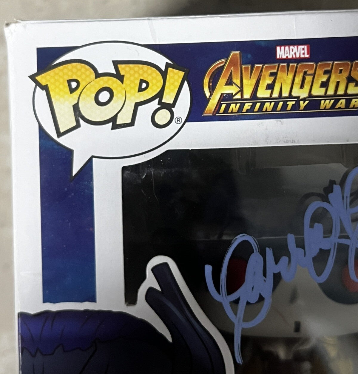 CARRIE COON signed (AVENGERS) PROXIMA MIDNIGHT Funko Pop 290 BECKETT BAS BC89026