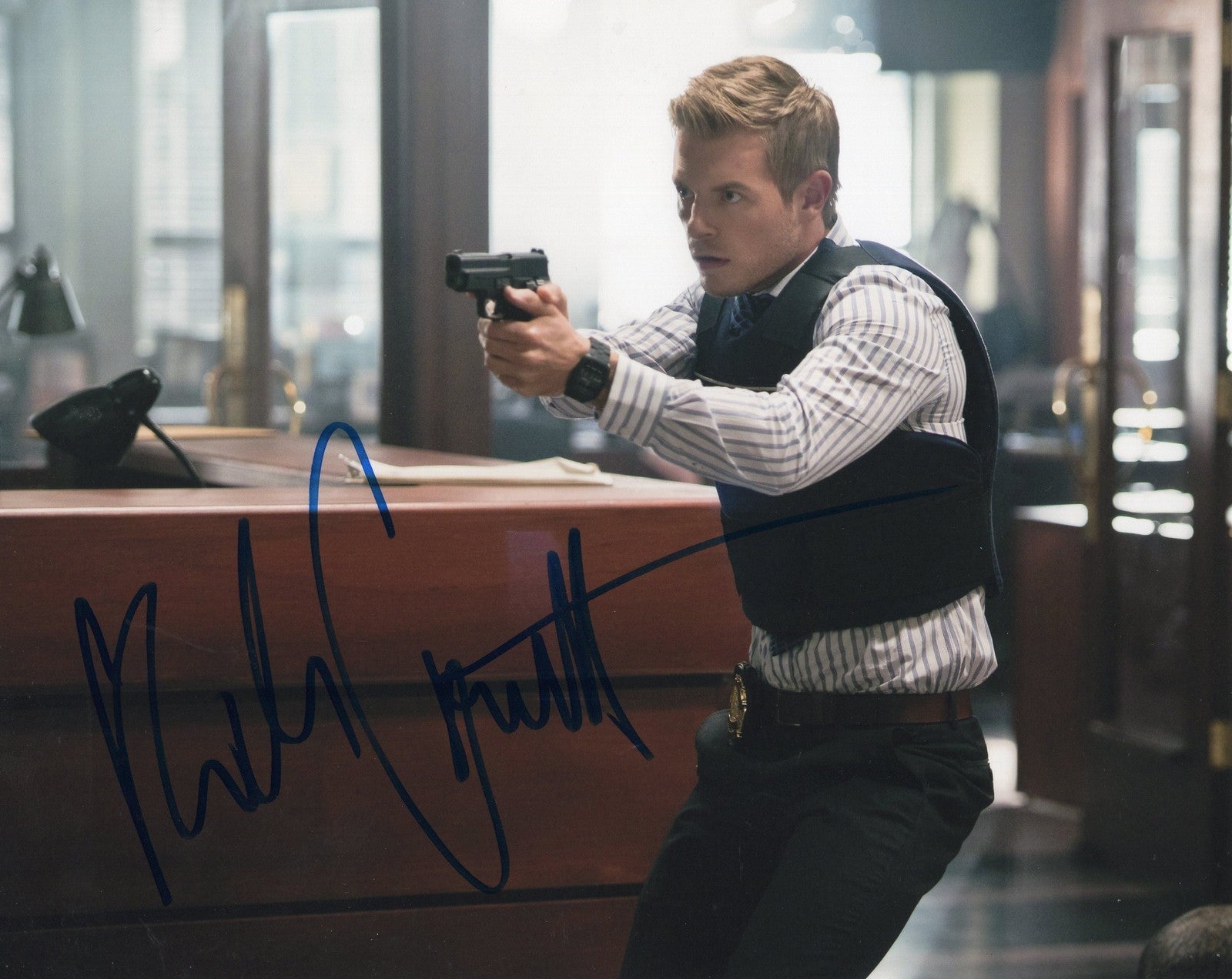 Rick Cosnett The Vampire Diaries Signed 8x10 Photo w/COA #4