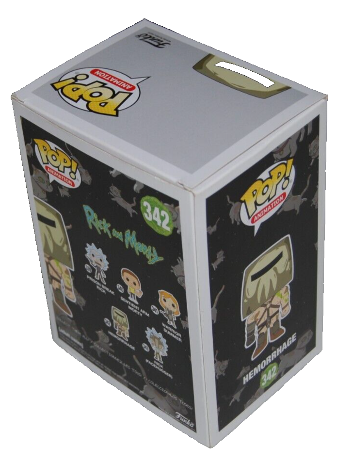 JOEL MCHALE signed (RICK AND MORTY) Hemorrhage #342 Funko Pop BECKETT BM98968