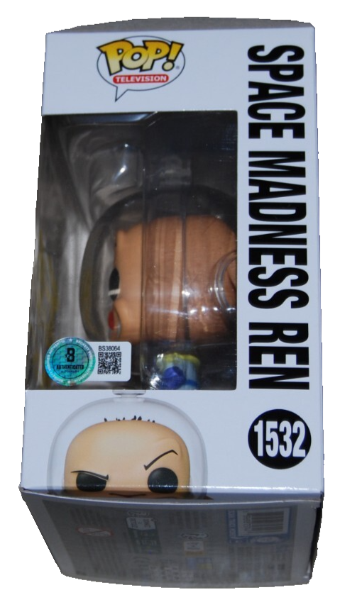 BOB CAMP signed (REN & STIMPY) Space Madness Ren Funko pop #1532 BECKETT BS38064