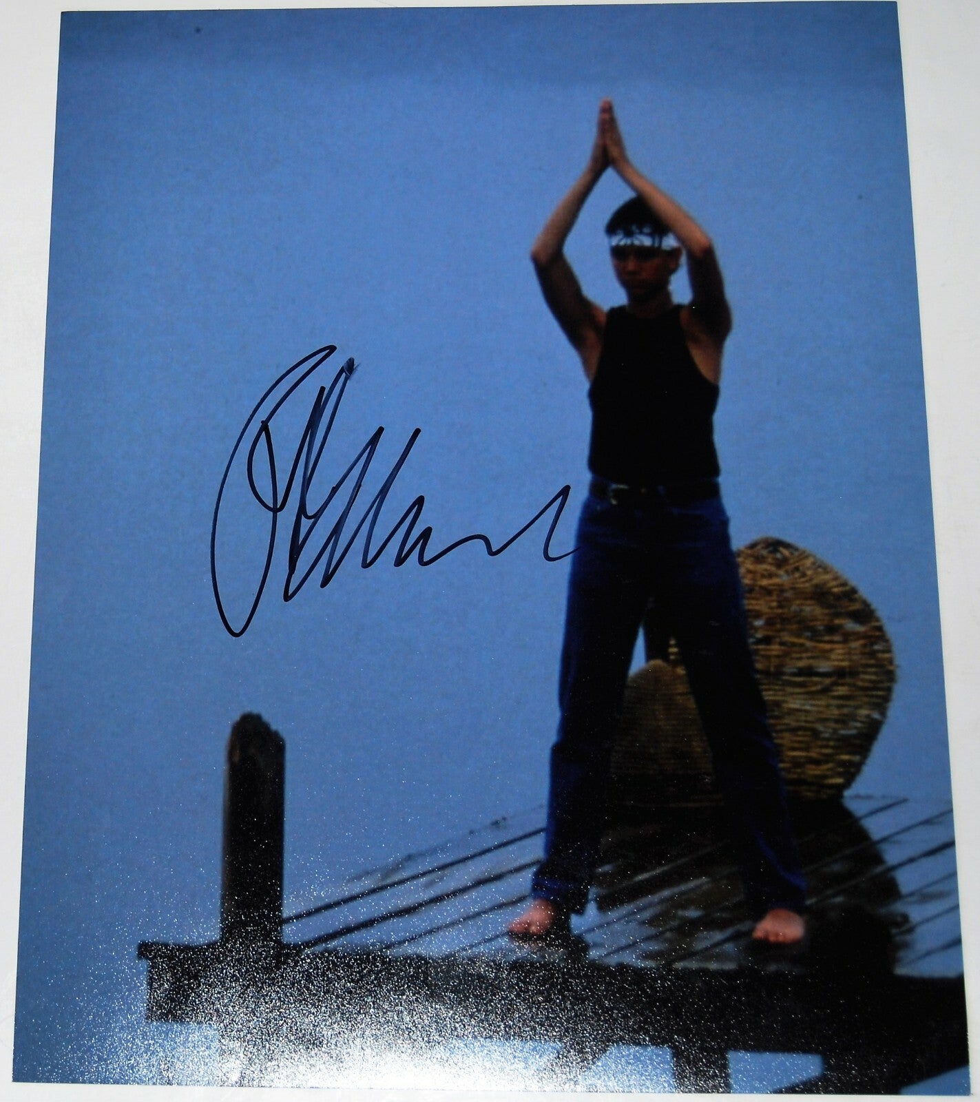 RALPH MACCHIO signed (THE KARATE KID) 11X14 photo *DANIEL LARUSSO* W/COA