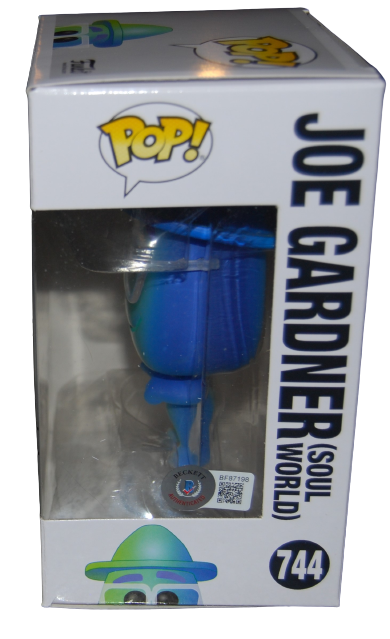 PETE DOCTER signed (SOUL) JOE GARDNER Disney Funko Pop #744 BECKETT BAS BF87198