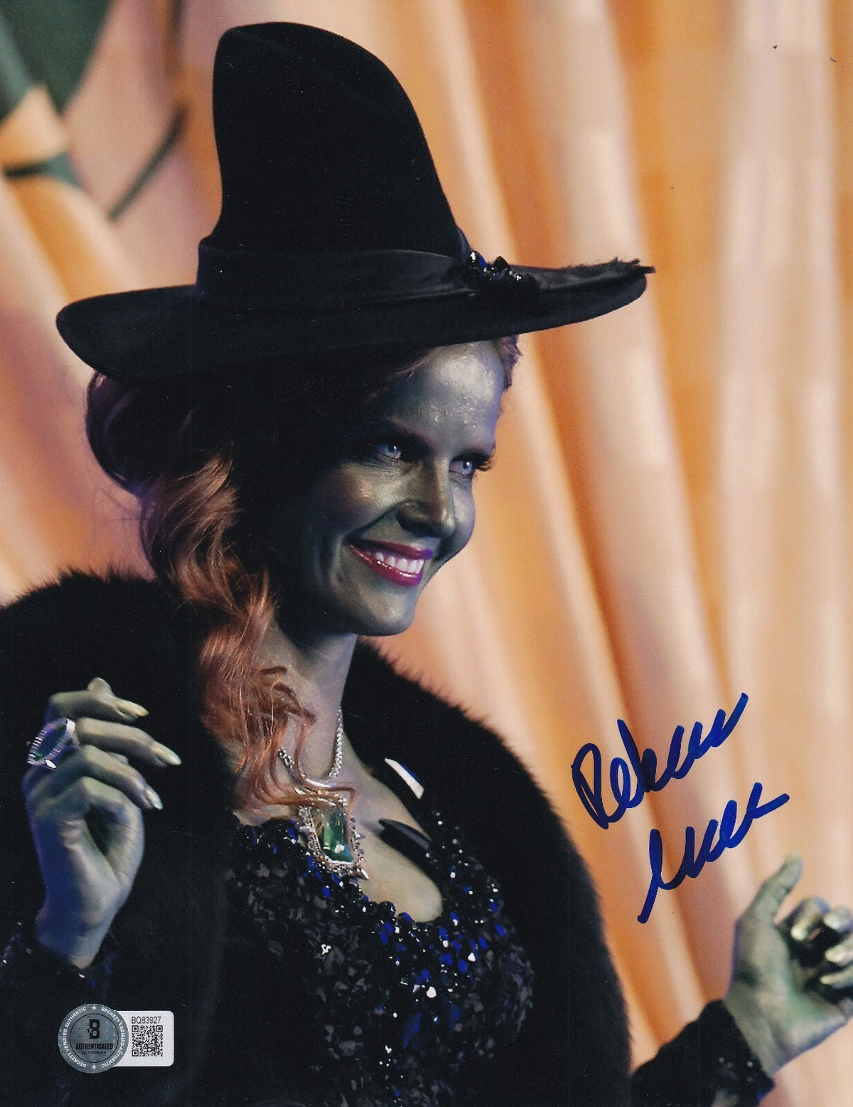 REBECCA MADER signed (ONCE UPON A TIME) Zelena 8X10 photo BECKETT BAS BQ83927