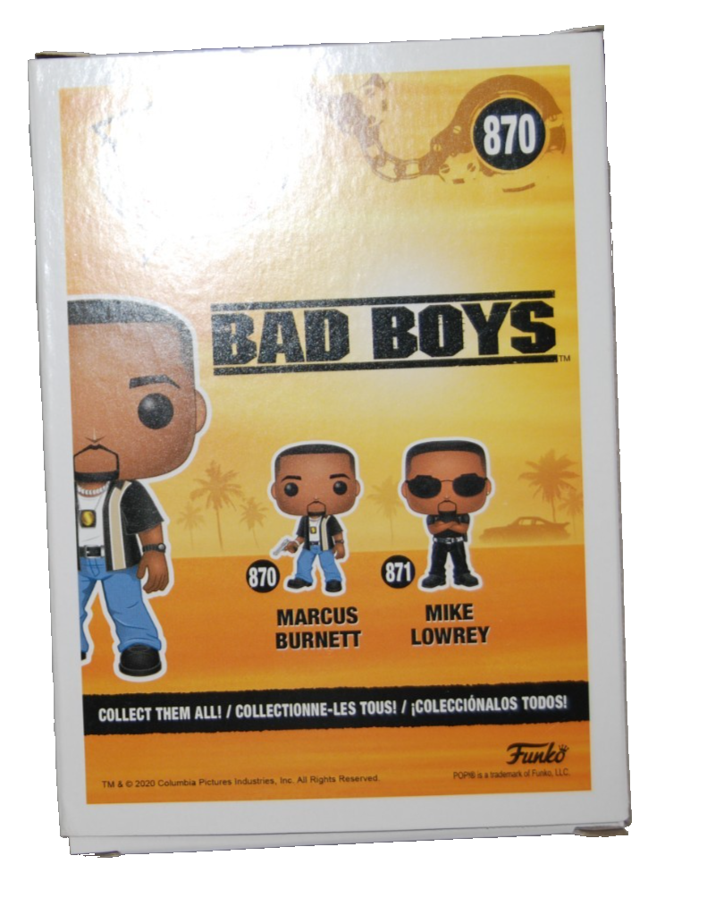 MARTIN LAWRENCE signed (BAD BOYS) Marcus Burnett Funko Pop #870 BECKETT BY085861