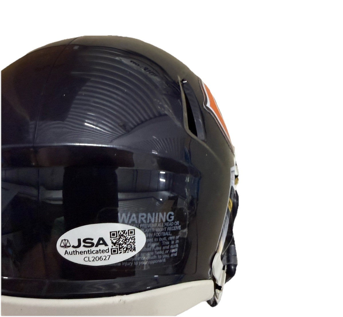 DJ D.J MOORE signed (CHICAGO BEARS) 🐻 mini football helmet JSA COA CL20627