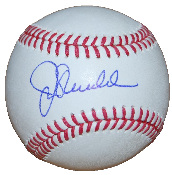 JOE MADDON signed (CHICAGO CUBS) OML Major League baseball BECKETT BW61577