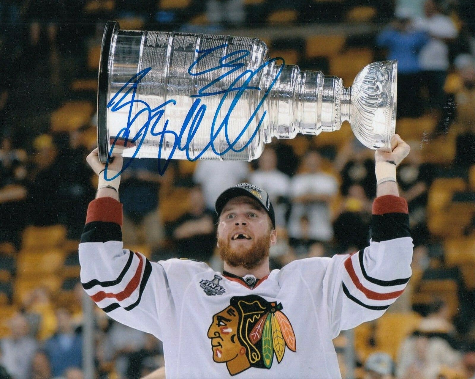 BRYAN BICKELL signed (CHICAGO BLACKHAWKS) Hockey autographed 8X10 photo W/COA #3
