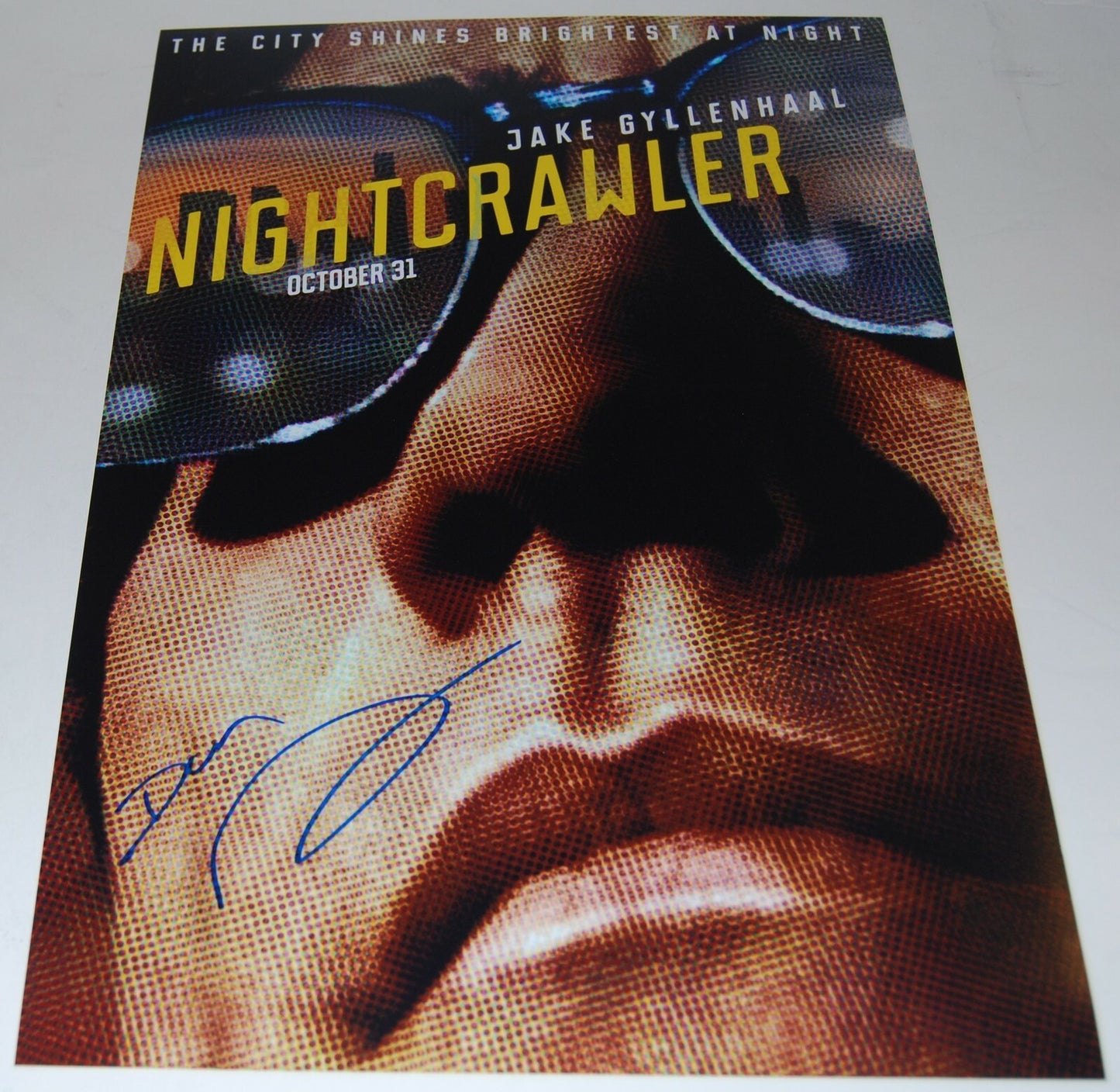 DAN GILROY signed (NIGHTCRAWLER) 12X18 movie poster photo *DIRECTOR* W/COA #1