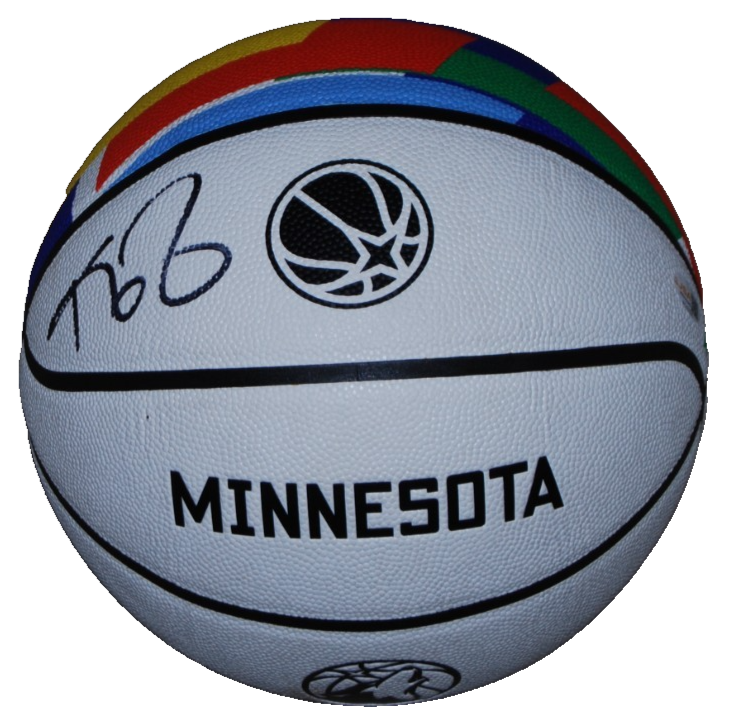 KEVIN GARNETT signed (MINNESOTA TIMBERWOLVES City Edition basketball JSA WITNESS