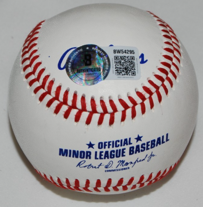 JOSE CARDENAL signed (CHICAGO CUBS) ML Minor League baseball BECKETT BW54295