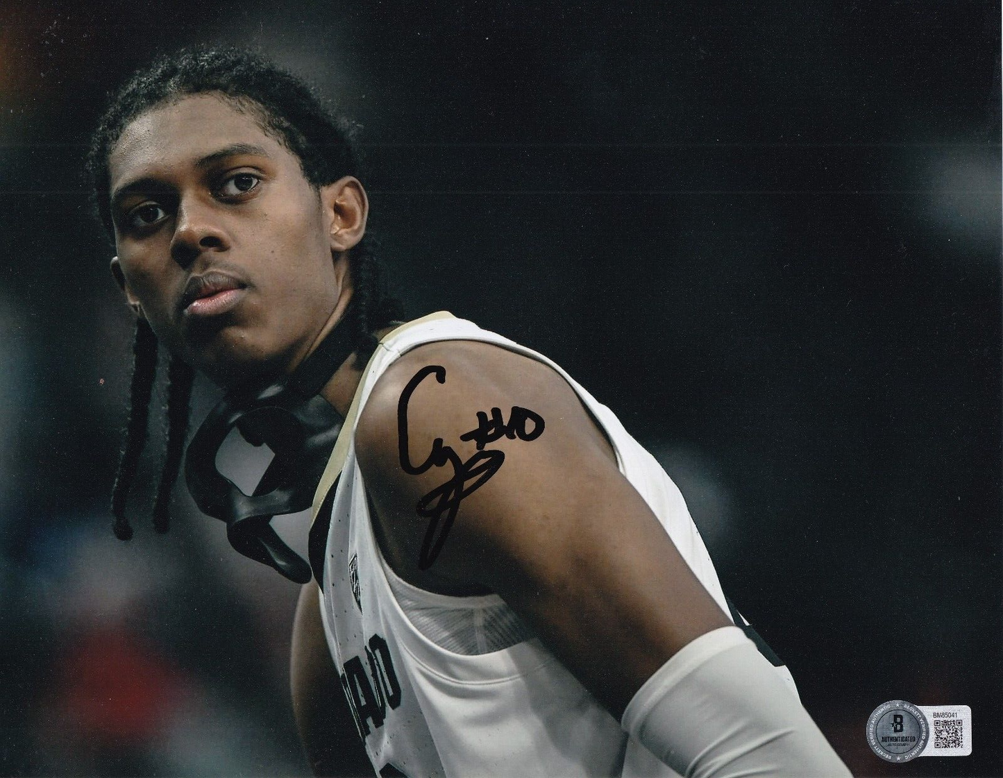 CODY WILLIAMS signed (COLORADO BUFFALOES) Basketball 8X10 photo BECKETT BM85041
