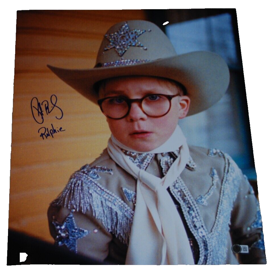 PETER BILLINGLSEY signed (A CHRISTMAS STORY) 16X20 photo BECKETT BAS BM02903