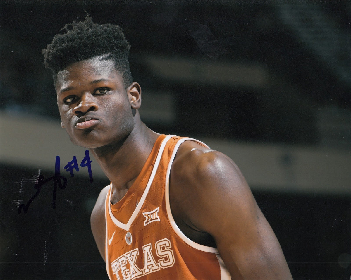 MOHAMED BAMBA signed (TEXAS LONGHORNS) MO Basketball 8X10 photo *PROOF* W/COA #4