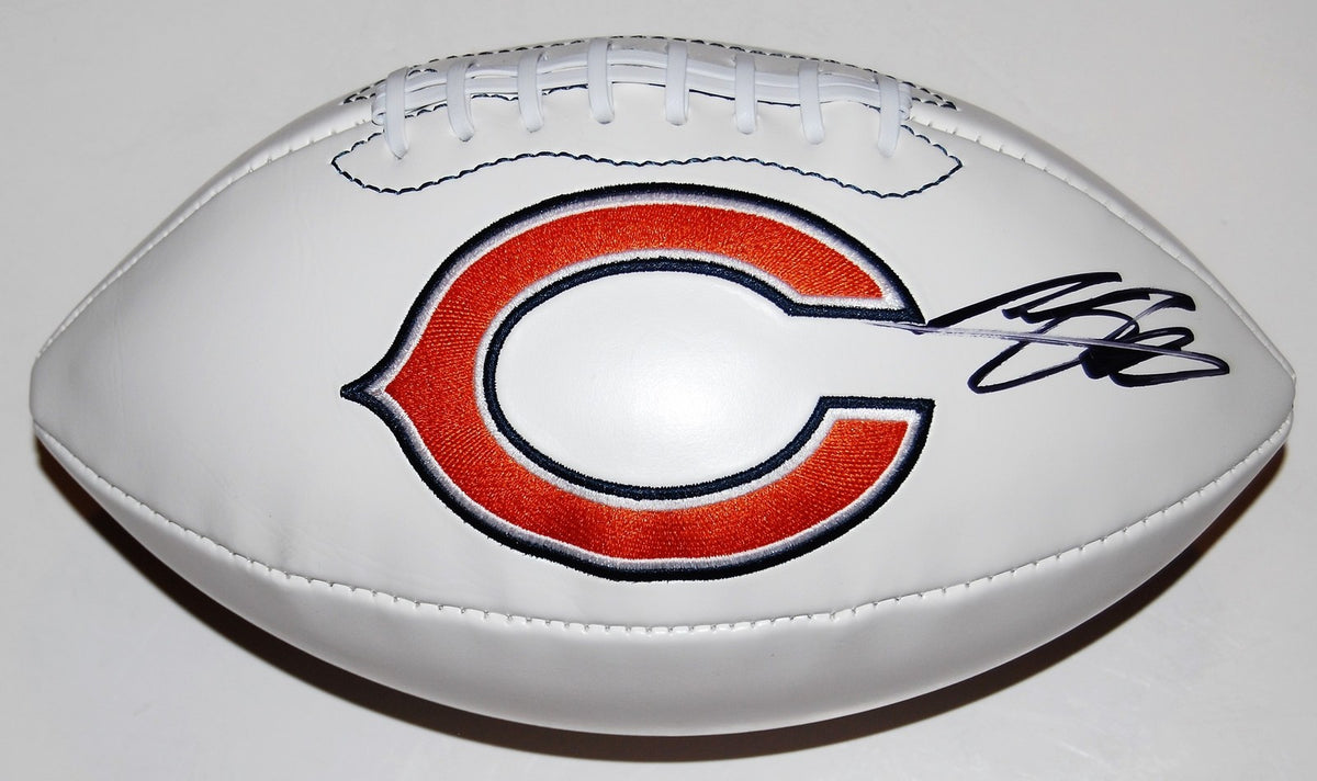 ANTHONY MILLER signed (CHICAGO BEARS) F/s logo football  *PROOF* W/COA