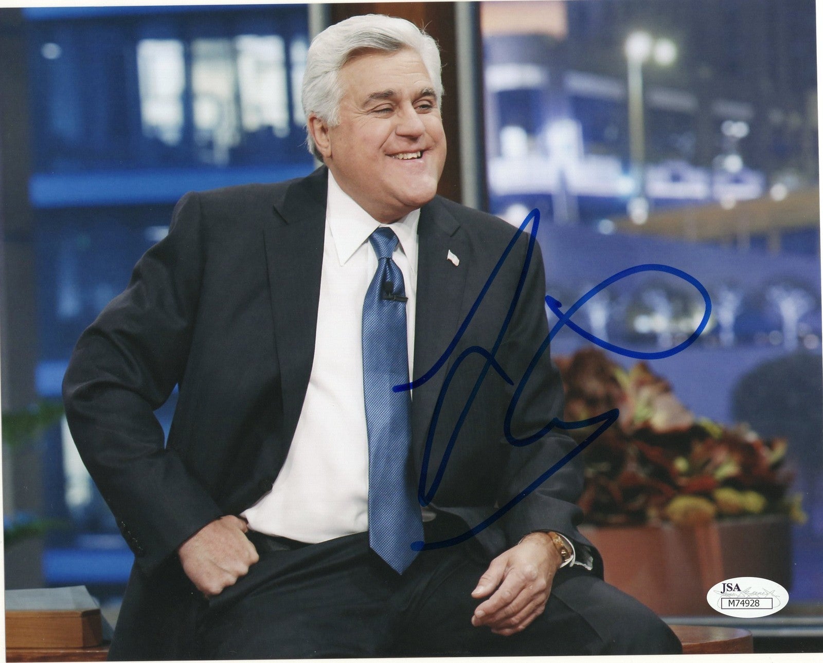 Jay Leno Talk Show Host Comedian Signed 8x10 Photo w/JSA COA #3