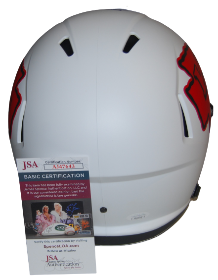 ANDY REID signed (KANSAS CITY CHIEFS) lunar F/S football helmet JSA COA AJ47643