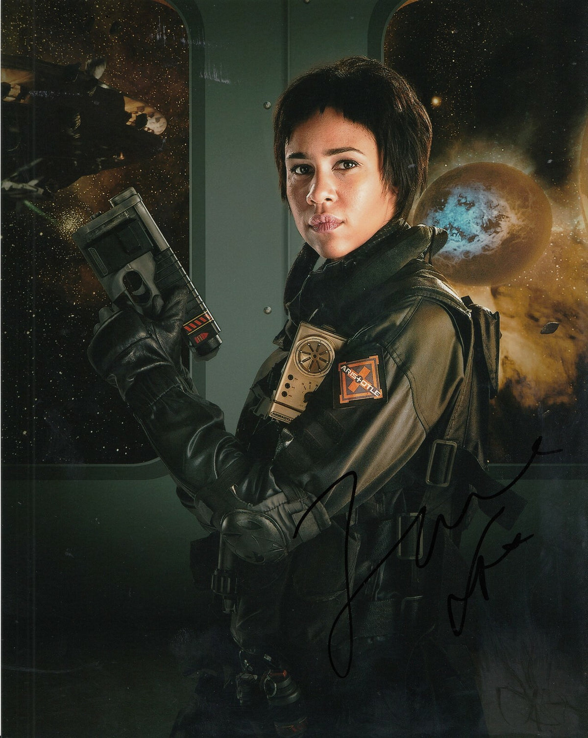 ZAWE ASHTON signed (DOCTOR WHO) 8X10 photo *Journey Blue* autographed W/COA #2