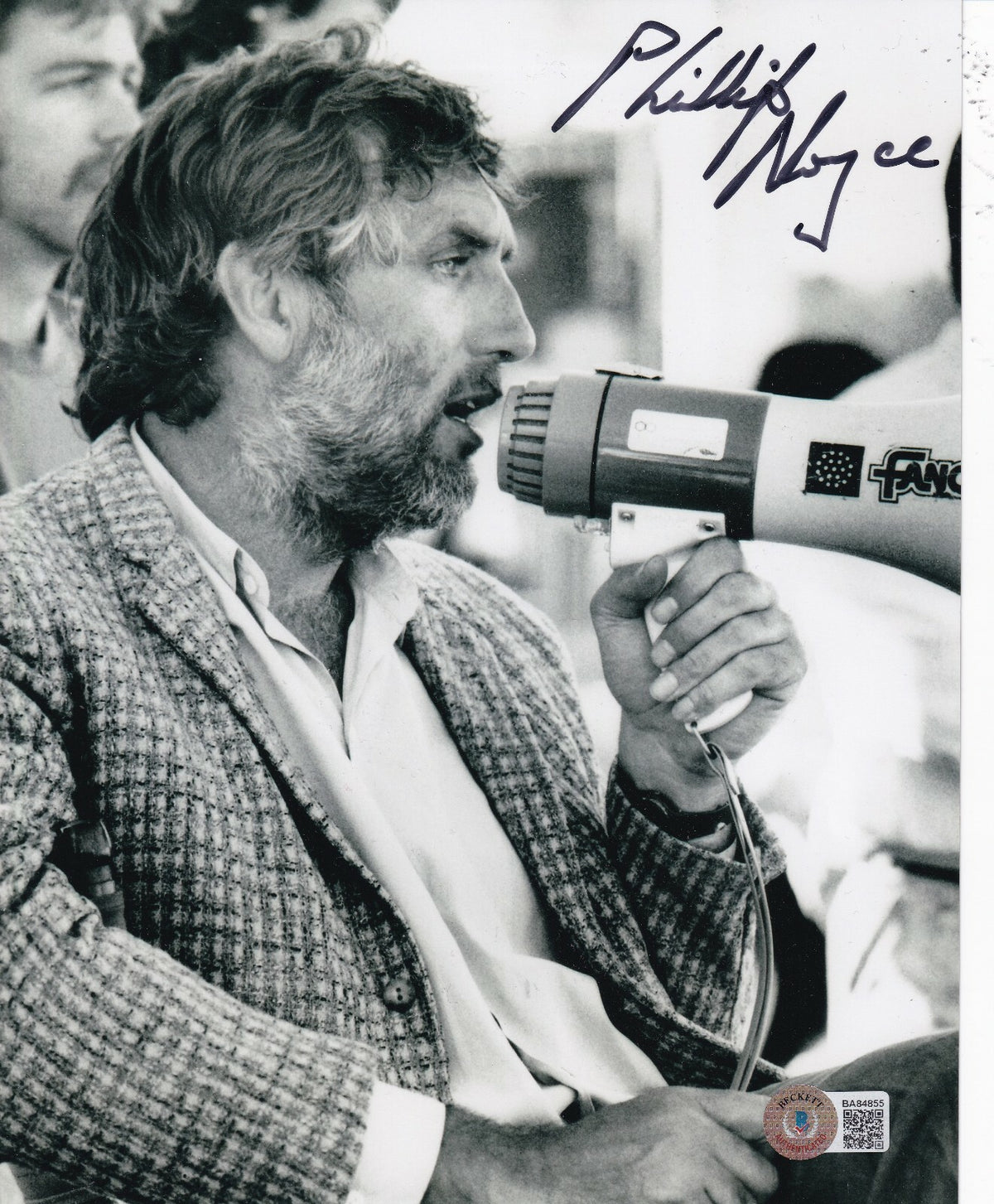 PHILLIP NOYCE signed (MOVIE DIRECTOR) The Giver 8X10 photo BECKETT BAS BA84855