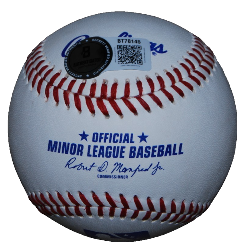 KEVIN GAUSMAN signed (TORONTO BLUE JAYS) Minor League baseball BECKETT BT78145