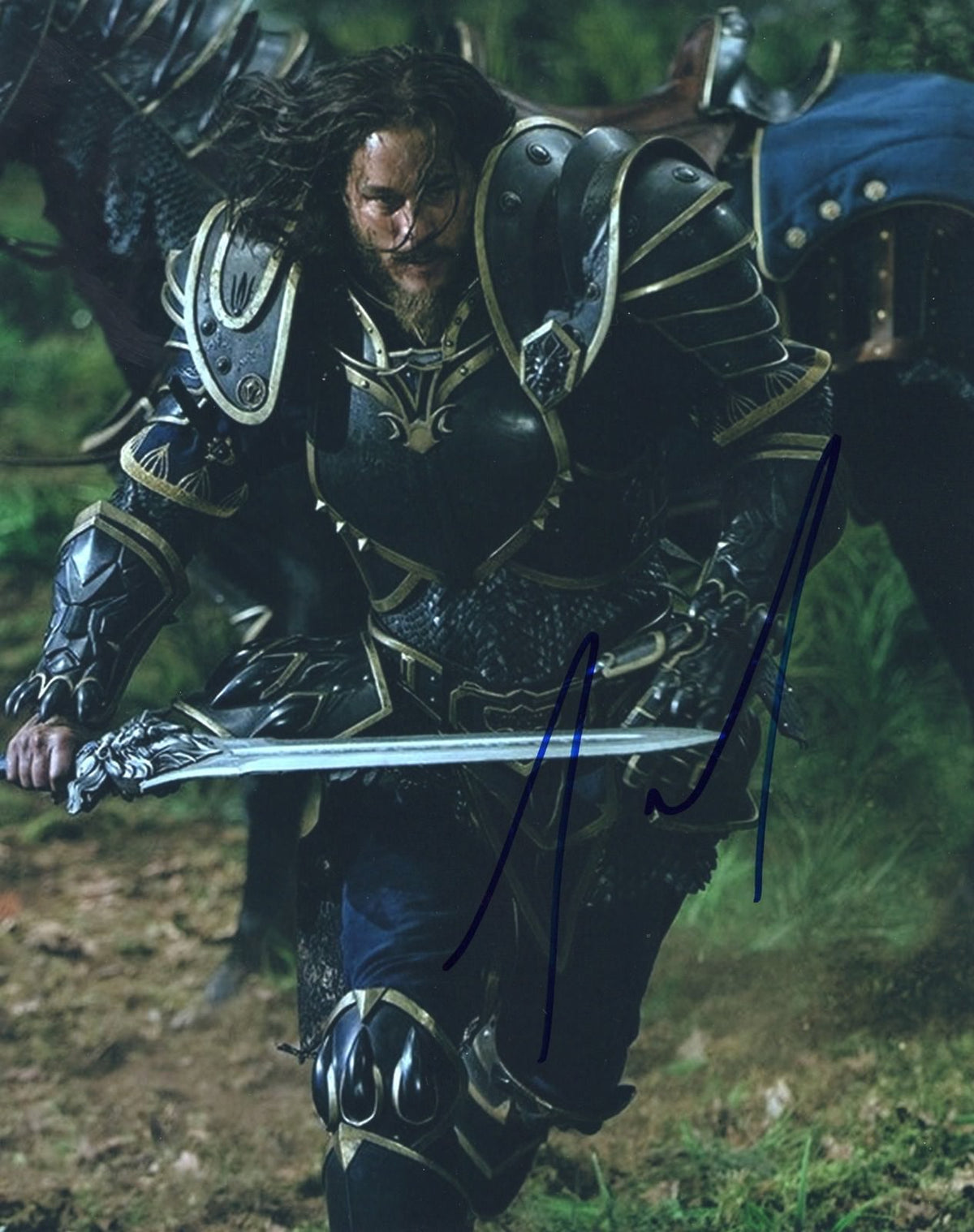 Travis Fimmel signed 8x10 Photograph w/COA Vikings Star Warcraft #3