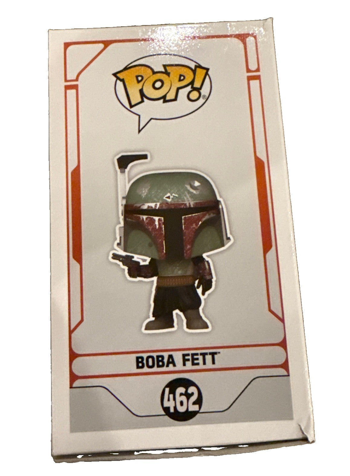 TEMUERA MORRISON signed (BOBA FETT) Mandalorian Funko Pop #462 JSA CK92743